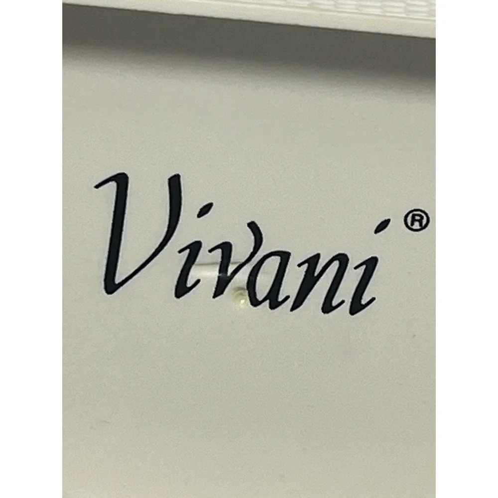 Vivani Women's Two-Tone Silver Gold‎ Tone Quartz Bracelet Wristwatch Watch NEW
